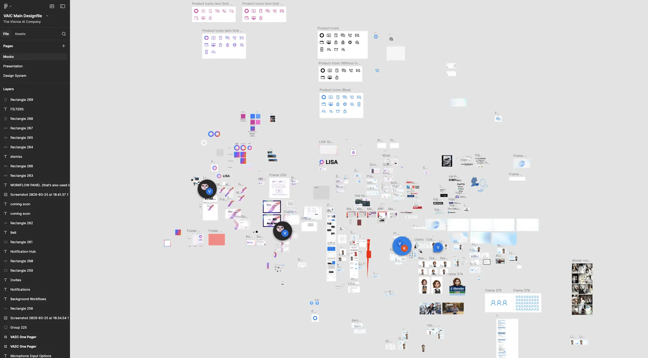 LISA Figma-Übersicht