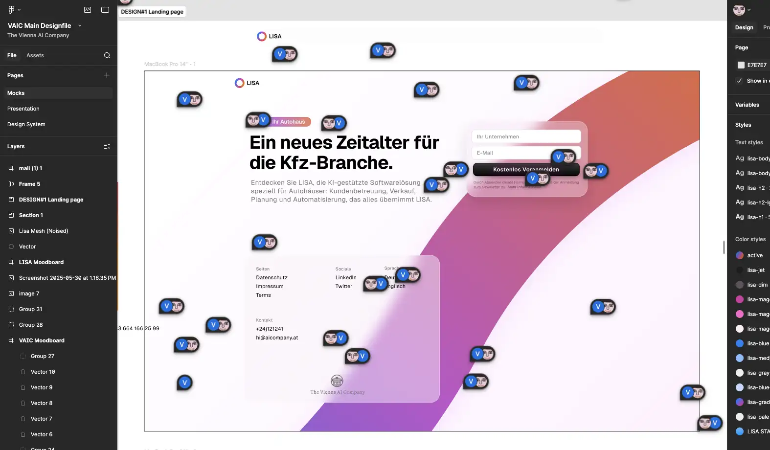 erstes Landing-Feedback