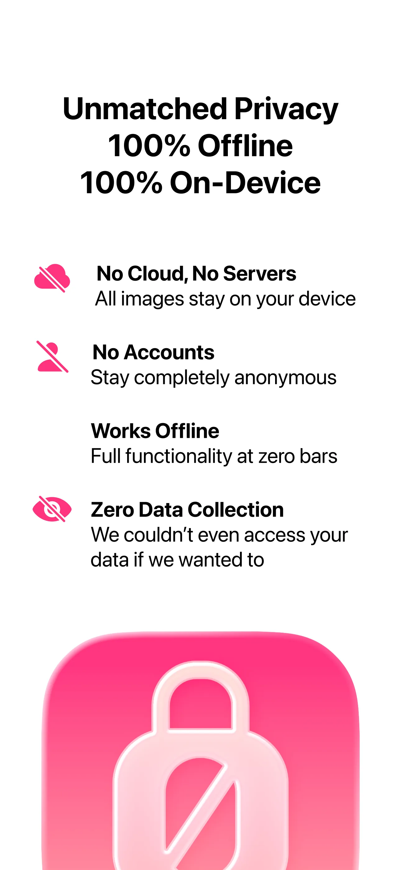 ZeroLeak private on-device storage